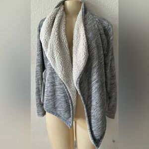 Gray Abercrombie and fitch cardigan sweater